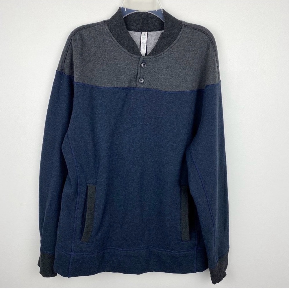 Lululemon Mens Long Sleeve Revolve Henley M - Picture 3 of 6